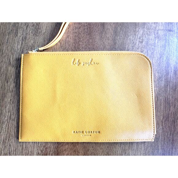 Katie Loxton Handbags - Katie Loxton Hello Sunshine Yellow Wristlet Pouch